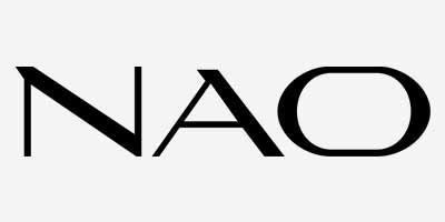 dreigroßgeschriebene Buchstaben als Logo: NAO